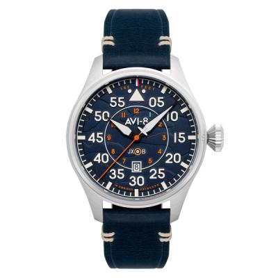 AVI-8 Hawker Hurricane Acklington Clowes Automatic Pilot Watch with Blue Dial