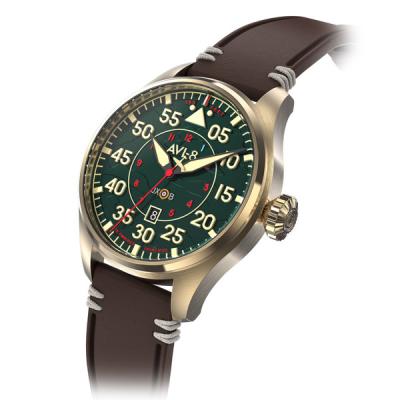 AVI-8 Hawker Hurricane Northolt Clowes Automatic Pilot Watch with Green Dial