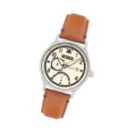 AVI-8 McKellar Dual Time Watch with Ivory Dial