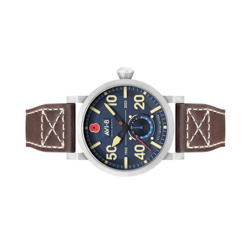 AVI-8 Royal British Legion Meca-Quartz LE Watch with Navy Blue Dial