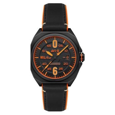 AVI-8 Bell X-1 Machbuster Automatic Jet Black Dial