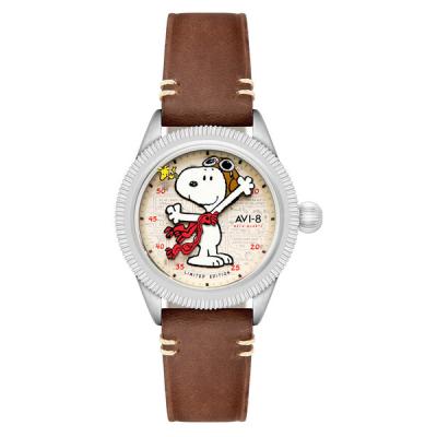 AVI-8 x Peanuts Flyboy Snoopy Flying Ace LE in Camel Brown