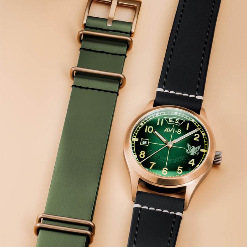 AVI-8 Flyboy Eagle Squadron Bronze Coltishall Watch