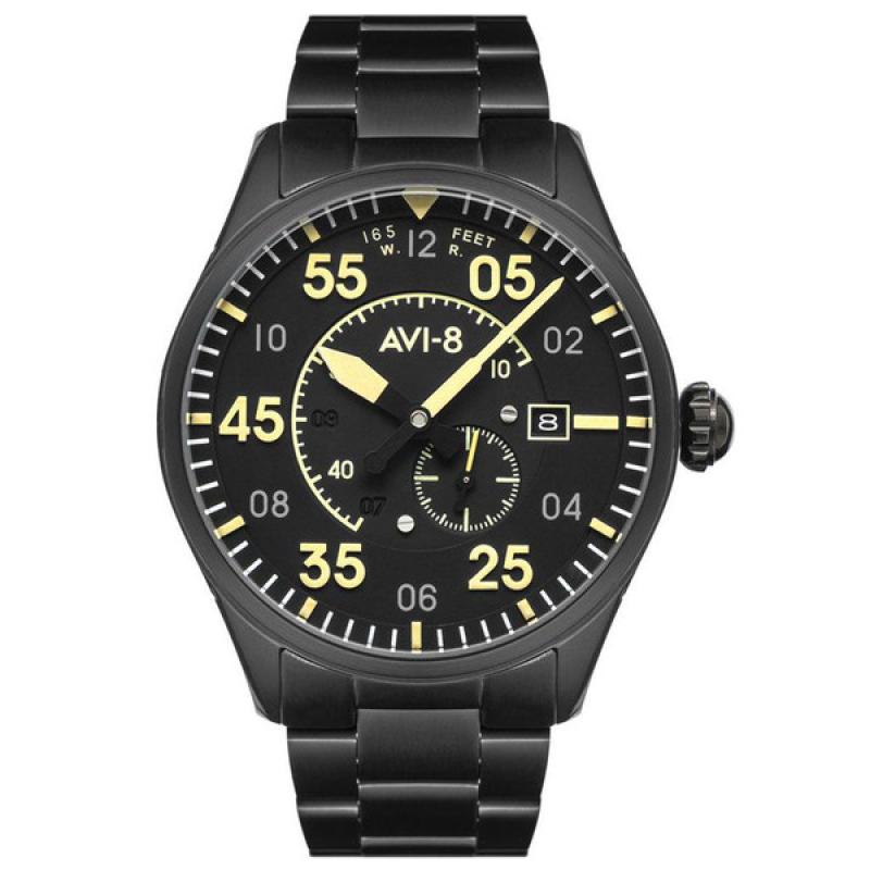 AVI-8 Spitfire Type 300 Edition, 21-Jewel Automatic Pilot Watch, AR Sapphire Crystal