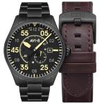 AVI-8 Spitfire Type 300 Edition, 21-Jewel Automatic Pilot Watch, AR Sapphire Crystal