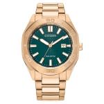Citizen Eco-Drive Weekender Sport Gold-tone with Green Dial