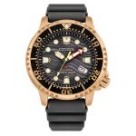 Citizen Promaster Solar Dive Watch with Rose Goldtone Case and Grey Dial