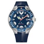 Citizen Eco-Drive Promaster Dive Watch "Orca" with Blue Dial and Rubber Strap