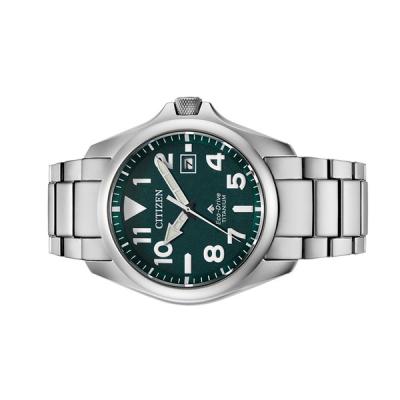 Citizen Promaster Tough Super Titanium Solar Watch with Green Dial
