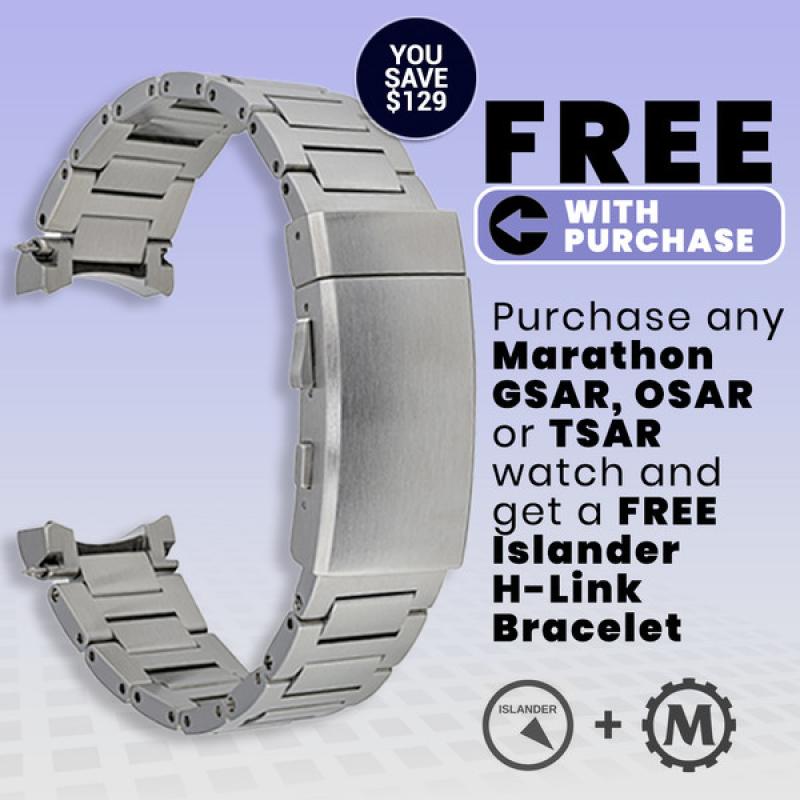 Marathon Swiss Made, TSAR Quartz Military Divers Watch with Sapphire Crystal