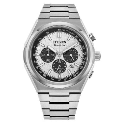 Citizen Zenshin Super Titanium Chronograph with Silver Dial