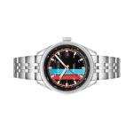Cadola Pista Automatic Watch with Black Striped Dial