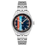 Cadola Pista Automatic Watch with Blue Striped Dial