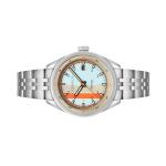 Cadola Pista Automatic Watch with Light Blue Striped Dial