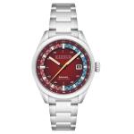 Cadola Paddock Automatic Watch with Deep Red Dial