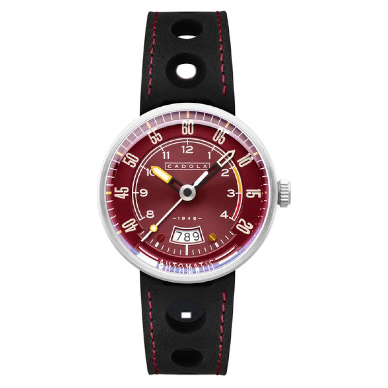 Cadola RPM Automatic Watch with Firebrick Red Dial