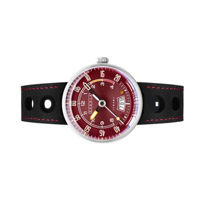 Cadola RPM Automatic Watch with Firebrick Red Dial