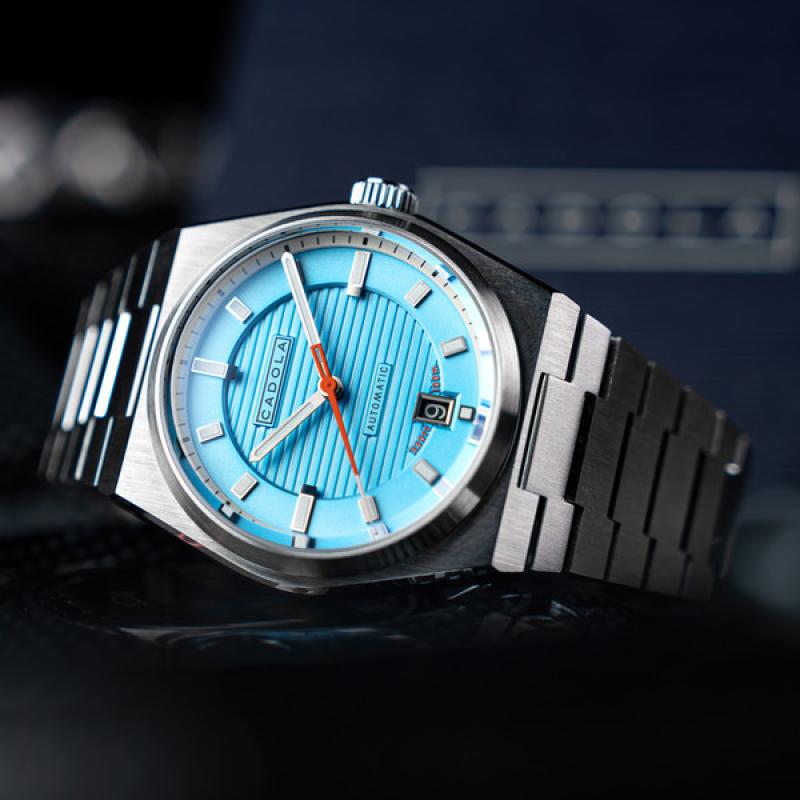 Cadola Lydden Hill Automatic Mirror Blue