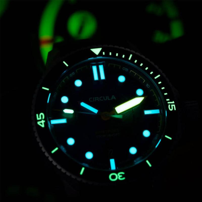 Circula DiveSport Titanium Automatic Dive Watch with Blue Dial