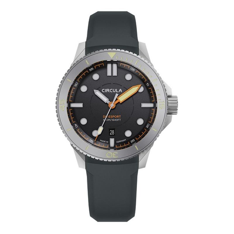 Circula DiveSport Titanium Automatic Dive Watch with Black Dial