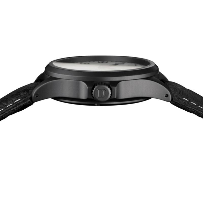 Damasko 40mm Black Automatic Watch with In-House Movement and Full Lume Dial