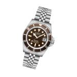 Duxot Atlantica Automatic Dive Watch with Chestnut Brown Dial