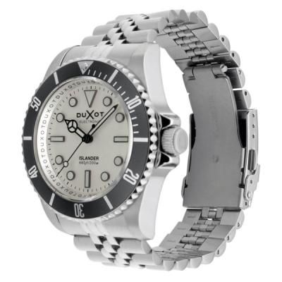 Duxot x Islander Atlantica Electronic Dive Watch with White Dial