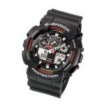 Casio G-Shock GA-100 Series in Black and Red