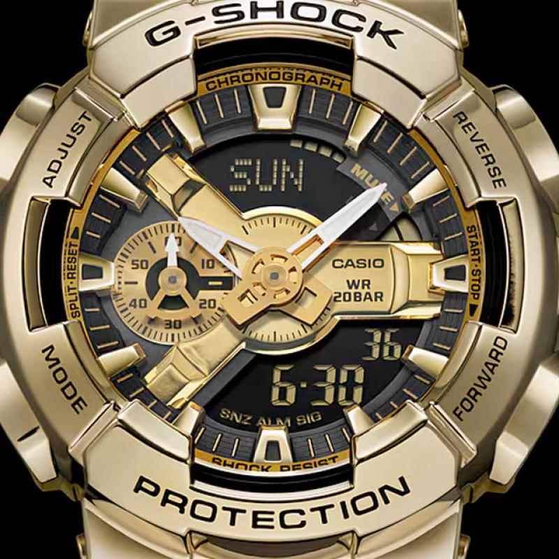 Casio G-Shock GM-110 Series in Black and Gold