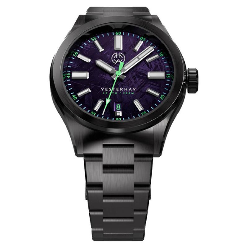 Henry Archer Vesterhav Meteorite Fusion Purple DLC Watch