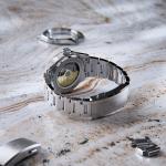 Henry Archer Vesterhav Slim Automatic Watch with Raven Black Dial