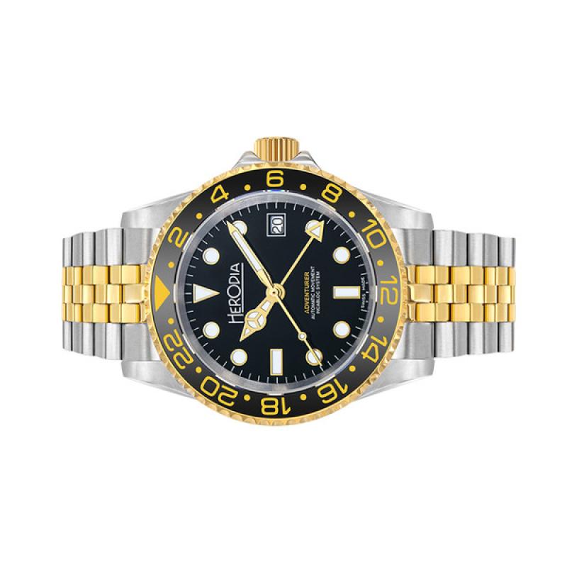 Herodia Adventurer Ltd Edition Swiss GMT Two-Tone Watch