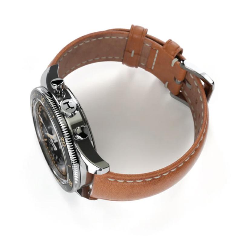 HEMEL Air Defense Mechanical Chronograph with Black Dial