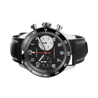 HEMEL Air Power Mechanical Chronograph with Black Dial