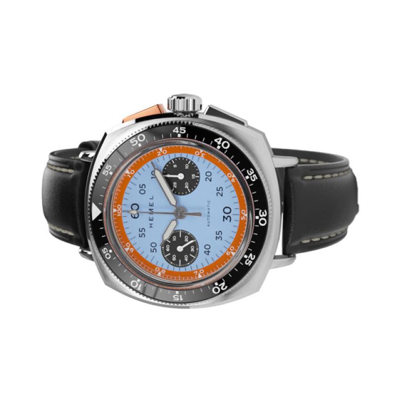 Hemel Sky Racer Automatic Chronograph with Classic Blue Dial