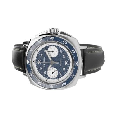 Hemel Sky Racer Mechanical Chronograph with Navy Blue Dial