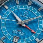 Islander Melville GMT with Blue Hammer Dial