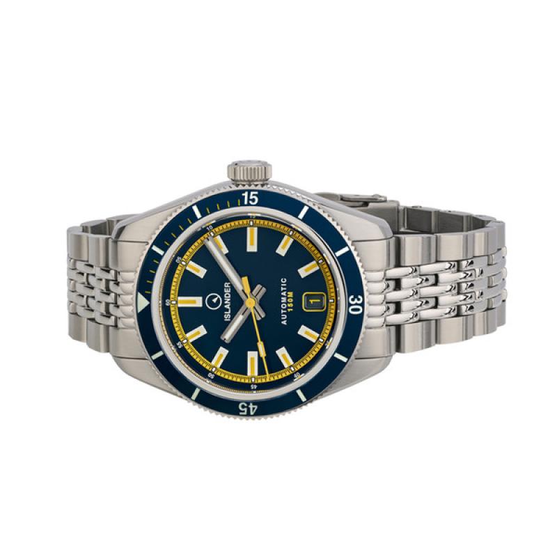 Islander Port Jefferson Skin Diver Automatic Watch with Navy Blue Dial