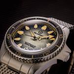 Islander Hudson "Harpoon Diver" 40mm Watch with Degrading Black Dial