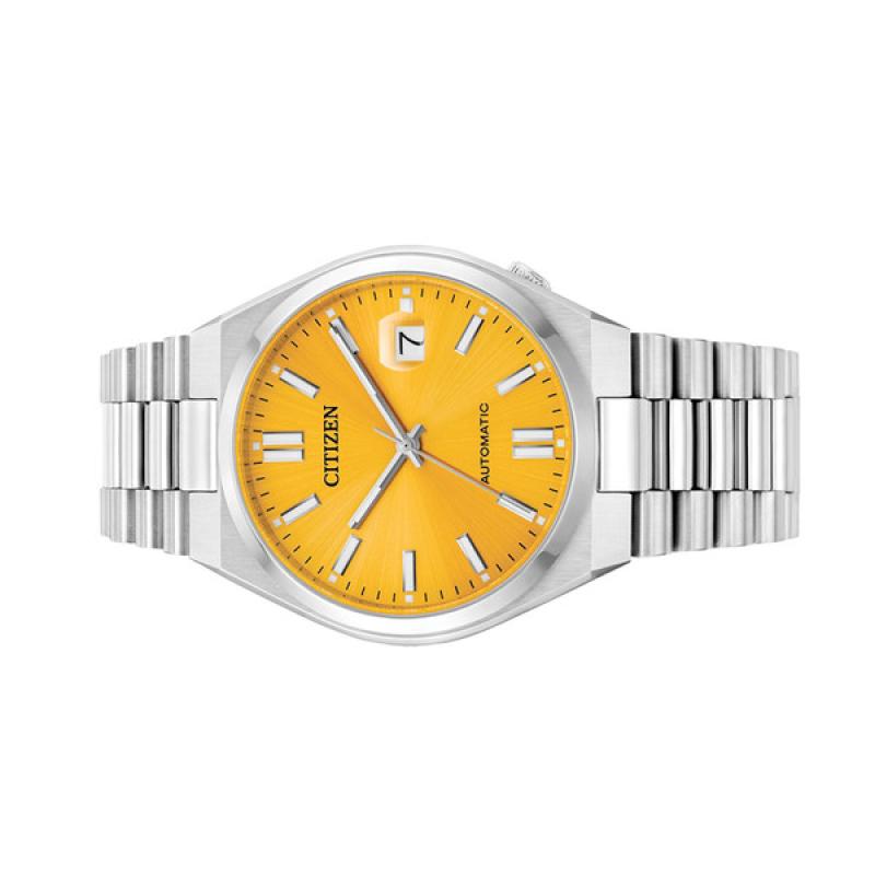 Citizen Tsuyosa Sports Automatic with Sunray Yellow Dial