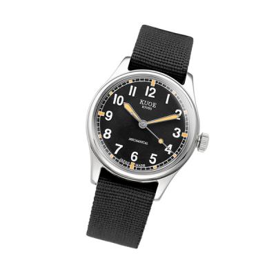 KUOE Old Smith 90-002 Automatic 38mm Watch with Black Dial
