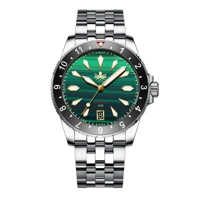 Phoibos Voyager Automatic Dive Watch with Malachite Green Dial