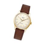KUOE Royal Smith 90-006 Automatic 35mm Goldtone Watch with Ivory Dial