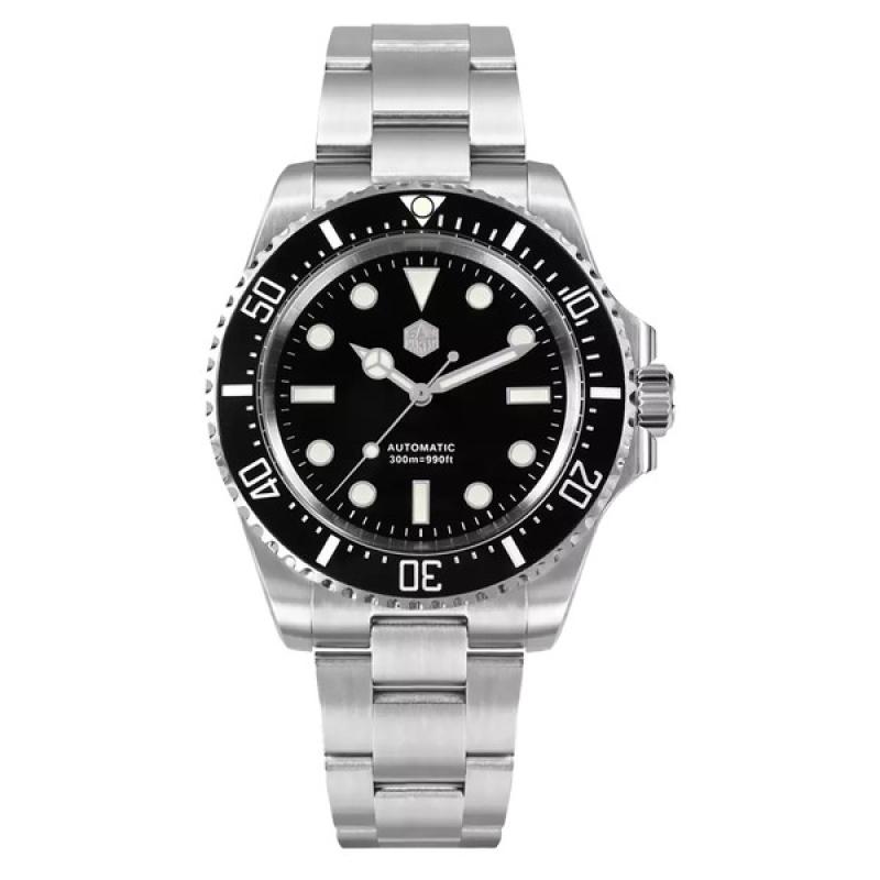 San Martin Automatic Dive Watch with Black Dial