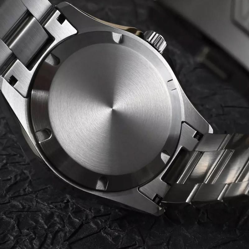 San Martin 39mm Automatic Watch with Red Desert Dial