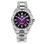 San Martin 39mm Automatic GMT Watch with Purple Sand Dial