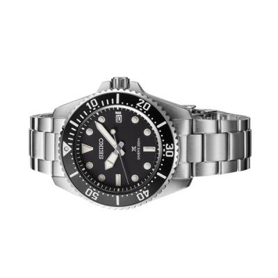 Seiko 41mm Prospex Black Dial Solar Dive Watch