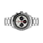 Seiko Prospex 41mm Speedtimer Solar Chronograph with Silver Dial