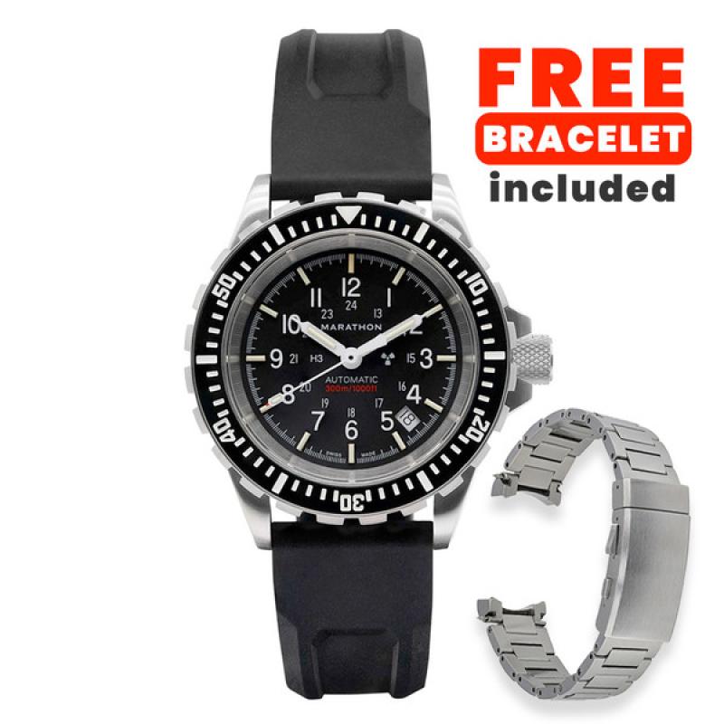 Marathon Swiss Made, GSAR Automatic Military Divers Watch with Sapphire Crystal