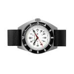 Marathon Swiss 41mm Arctic Steel Navigator with Tritium Tubes on Ballistic Strap